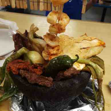 Another shot of our molcajete